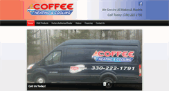 Desktop Screenshot of coffeeheatingandcooling.com